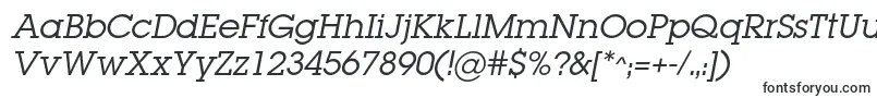 LugabookcItalic-fontti – Tavalliset fontit