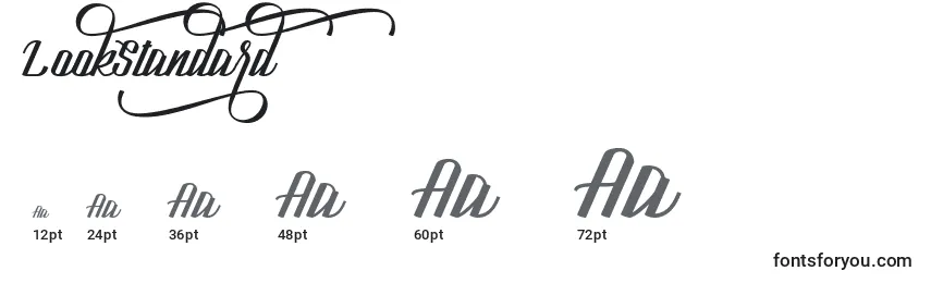 LookStandard Font Sizes