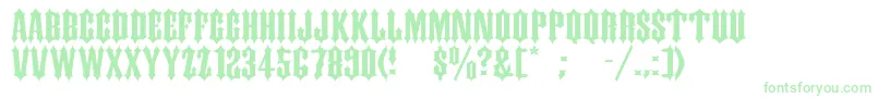 Dskorkc-Schriftart – Grüne Schriften