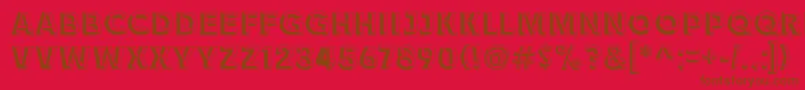 Lisätietoja Race1BranntChiseledNcv-fontista Race1BranntChiseledNcv-fontti – ruskeat fontit punaisella taustalla