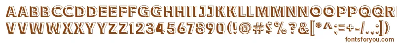 Race1BranntChiseledNcv Font – Brown Fonts