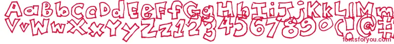 CollegeRa Font – Red Fonts