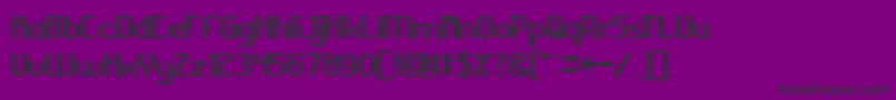 Grand Font – Black Fonts on Purple Background