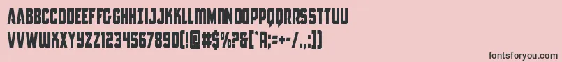 Antillescond Font – Black Fonts on Pink Background