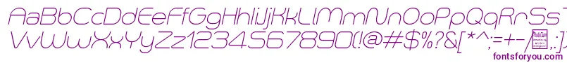 SmushLightItalicDemo Font – Purple Fonts