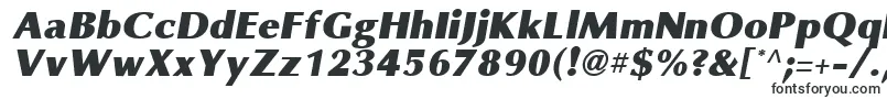 OmniBlackItalic-fontti – Katalogi