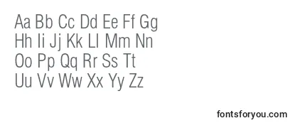 Review of the Aglettericalightcondensedc Font