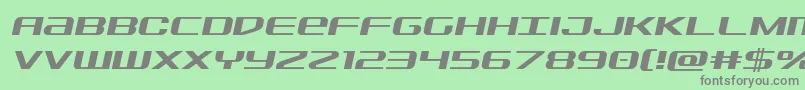 Sdfsemital Font – Gray Fonts on Green Background