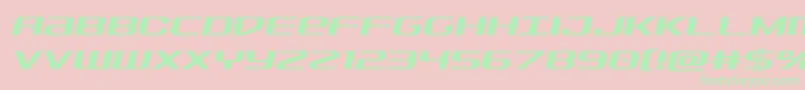 Sdfsemital Font – Green Fonts on Pink Background