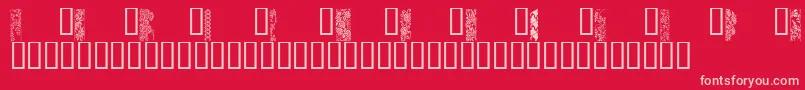 Saiba mais sobre a fonte JapaneseBorders Fonte JapaneseBorders – fontes rosa em um fundo vermelho