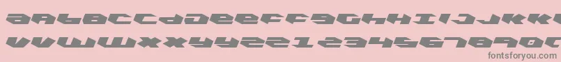 fuente Kubrickl – Fuentes Grises Sobre Fondo Rosa