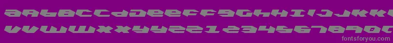 Kubrickl Font – Gray Fonts on Purple Background