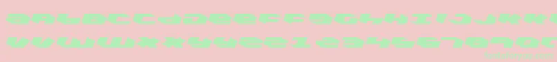 Kubrickl Font – Green Fonts on Pink Background