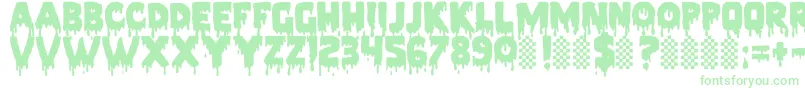 PiecesNfi-Schriftart – Grüne Schriften