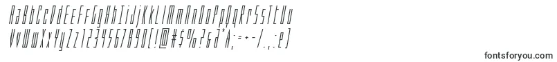 Шрифт Phantaconital – наклонные шрифты