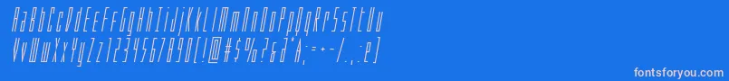 Шрифт Phantaconital – розовые шрифты на синем фоне