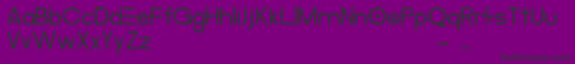 MerulaAlternative Font – Black Fonts on Purple Background