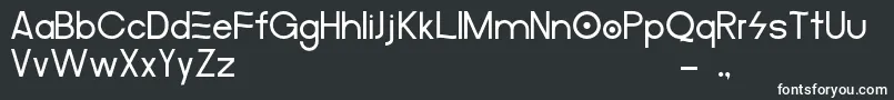 MerulaAlternative Font – White Fonts on Black Background