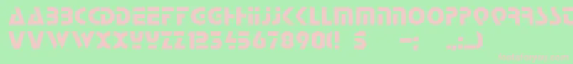 Stopc Font – Pink Fonts on Green Background