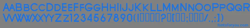 SfOldRepublicScBold Font – Blue Fonts on Gray Background