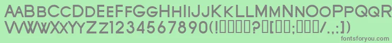 SfOldRepublicScBold Font – Gray Fonts on Green Background