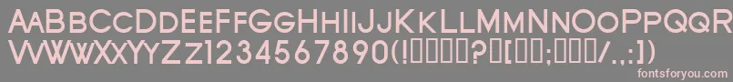 SfOldRepublicScBold Font – Pink Fonts on Gray Background
