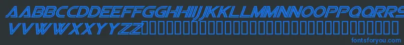 More about Vipesi Font Vipesi Font – Blue Fonts on Black Background