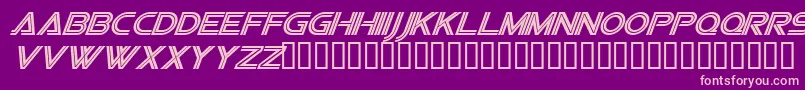 Vipesi Font – Pink Fonts on Purple Background