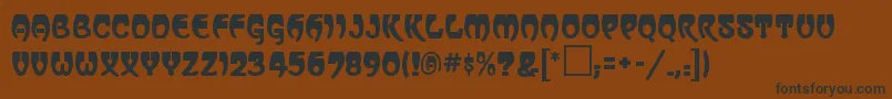 More about VassarRegular Font VassarRegular Font – Black Fonts on Brown Background