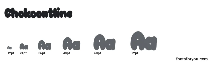 Chokooutline Font Sizes