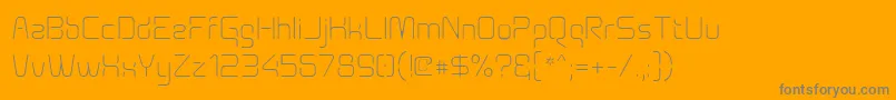 Подробнее о шрифте Aunchantedthin Шрифт Aunchantedthin – серые шрифты на оранжевом фоне