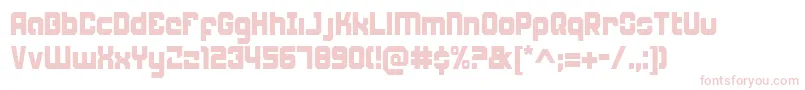 WeaponeerCondensed Font – Pink Fonts on White Background