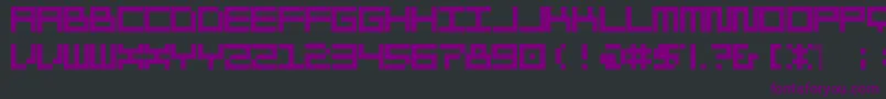 Morohashi Font – Purple Fonts on Black Background