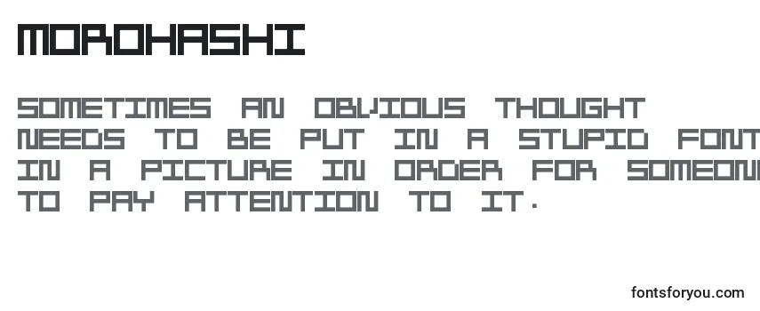 Review of the Morohashi Font