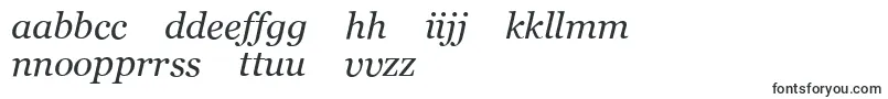 Fonte Bm431Italic – fontes em esperanto