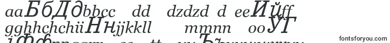 Fonte Bm431Italic – fontes eslovacas