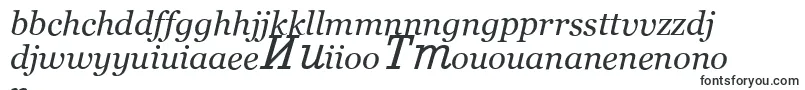 Czcionka Bm431Italic – kreolskie czcionki