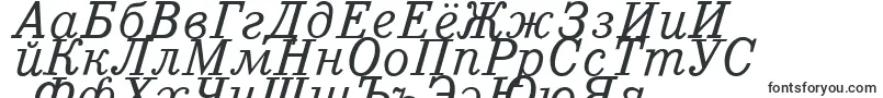 Czcionka Bm431Italic – tadżyckie czcionki