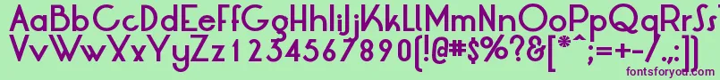 More about LrtOksanaBold Font LrtOksanaBold Font – Purple Fonts on Green Background