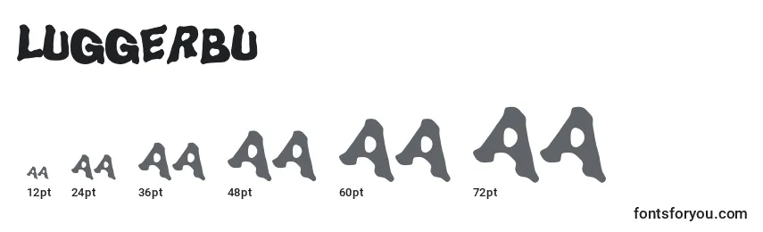 Luggerbu Font Sizes