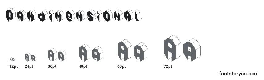 Pandimensional Font Sizes