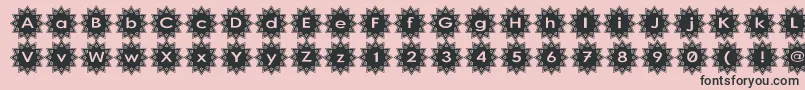 Stargit Font – Black Fonts on Pink Background
