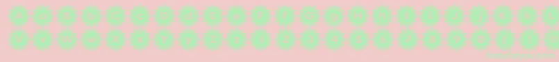 Stargit Font – Green Fonts on Pink Background