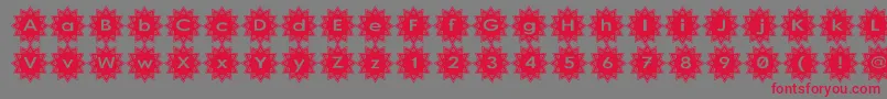 fuente Stargit – Fuentes Rojas Sobre Fondo Gris