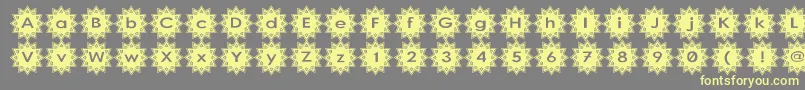 Stargit Font – Yellow Fonts on Gray Background