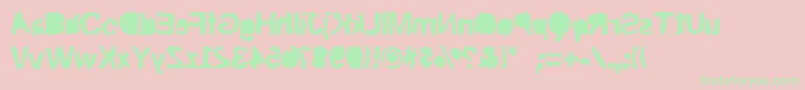 More about Riptrash Font Riptrash Font – Green Fonts on Pink Background