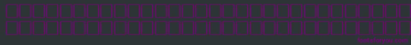 フォントPikto1 – 黒い背景に紫のフォント