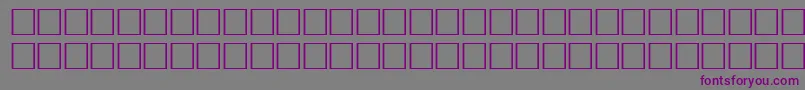 Pikto1-fontti – violetit fontit harmaalla taustalla