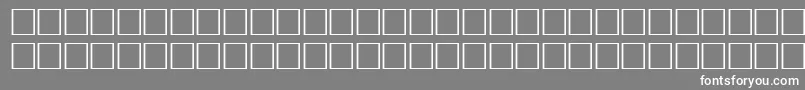Pikto1-fontti – valkoiset fontit harmaalla taustalla