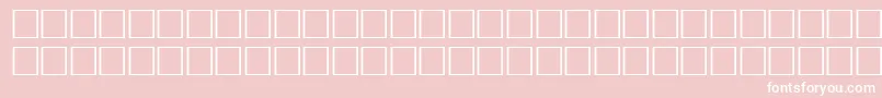 Pikto1 Font – White Fonts on Pink Background